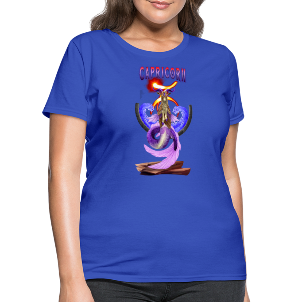 Astral Capricorn Women's T-Shirt - royal blue