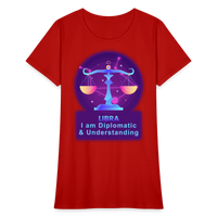 Thumbnail for Women's Neon Libra T-Shirt - red