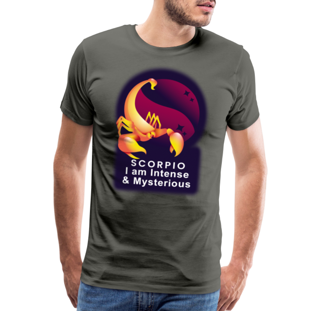 Men's Glow Scorpio Premium T-Shirt - asphalt gray