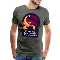 Thumbnail for Men's Glow Scorpio Premium T-Shirt - asphalt gray