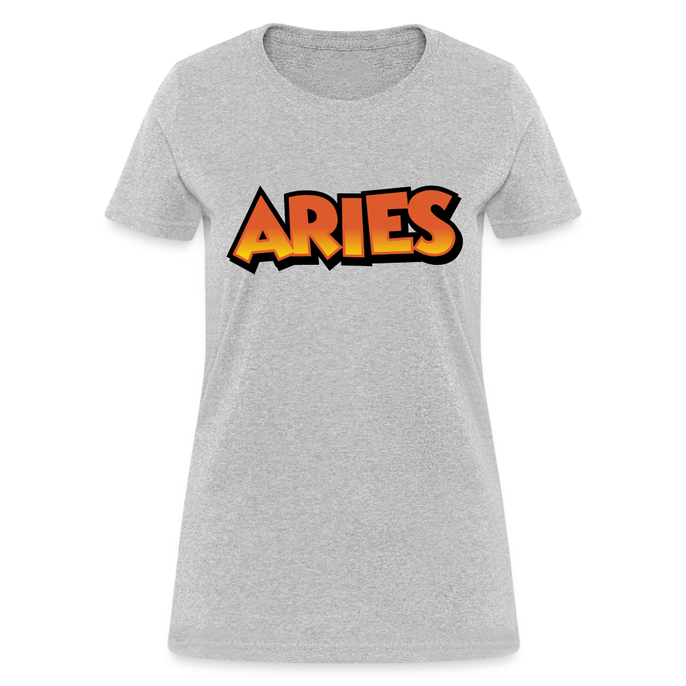 Women's Aries New Design T-Shirt - heather gray