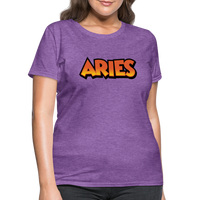 Thumbnail for Women's Aries New Design T-Shirt - purple heather