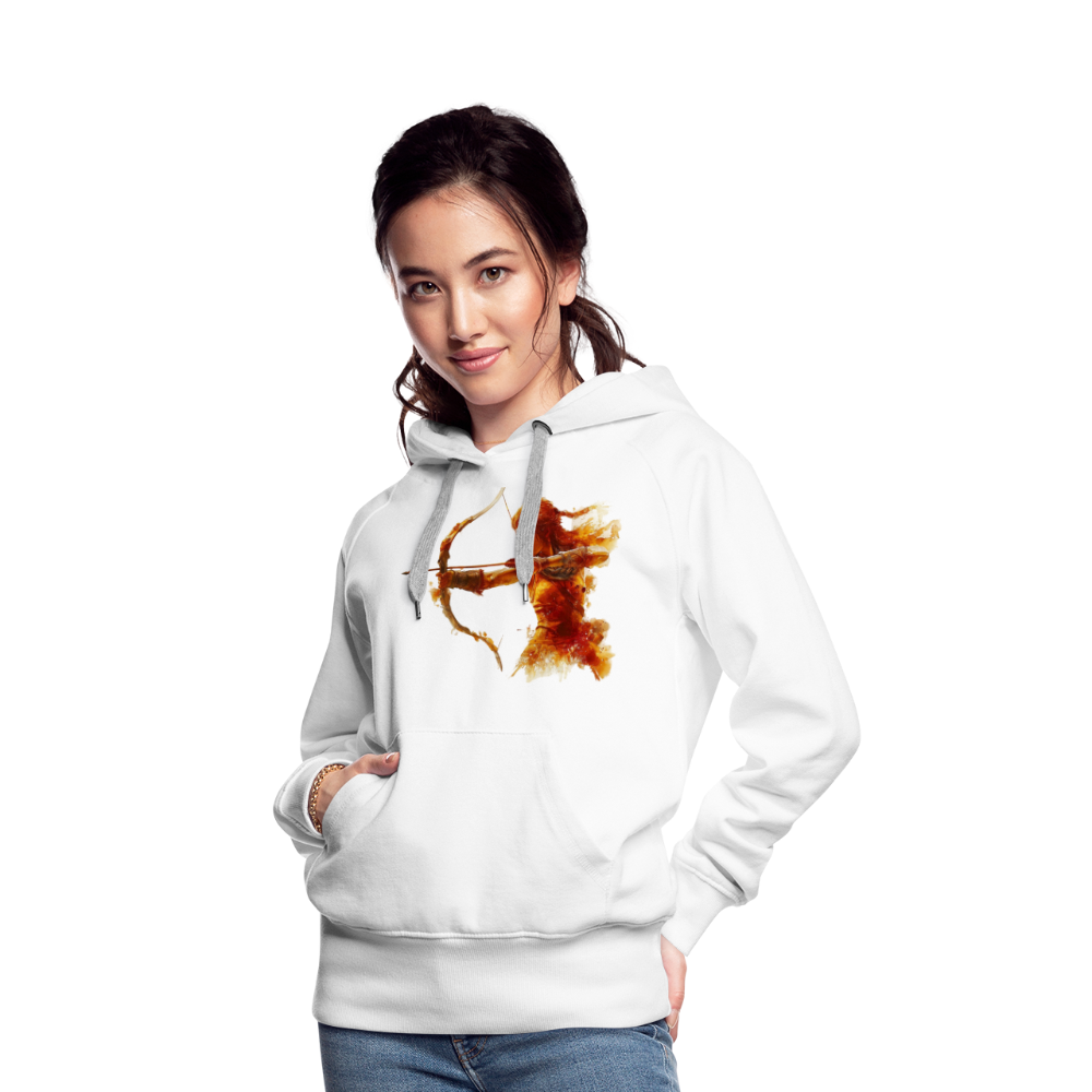 Women’s Mythical Sagittarius Premium Hoodie - white