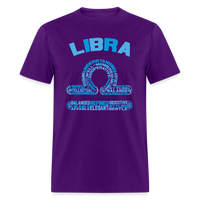 Thumbnail for Men's Power Words Libra Classic T-Shirt - purple