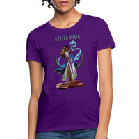 Thumbnail for Women's Astral Aquarius T-Shirt - purple