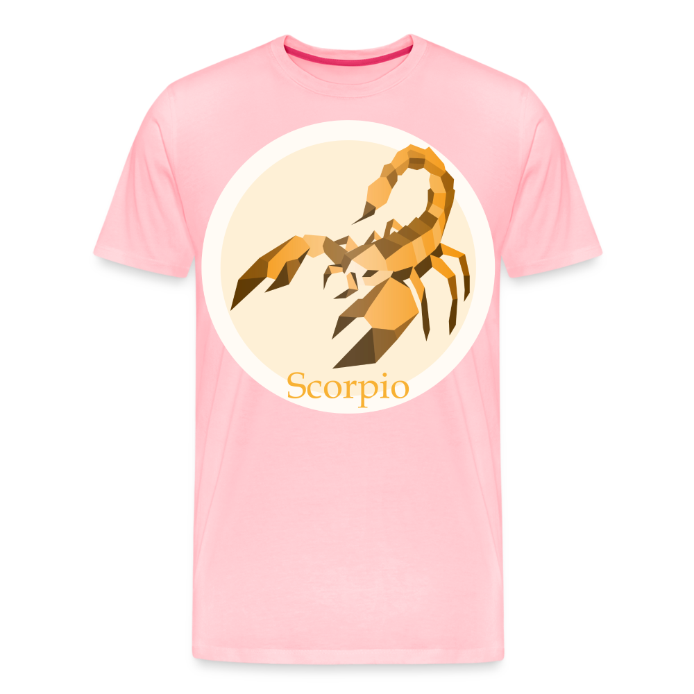 Men's Mosaic Scorpio Premium T-Shirt - pink