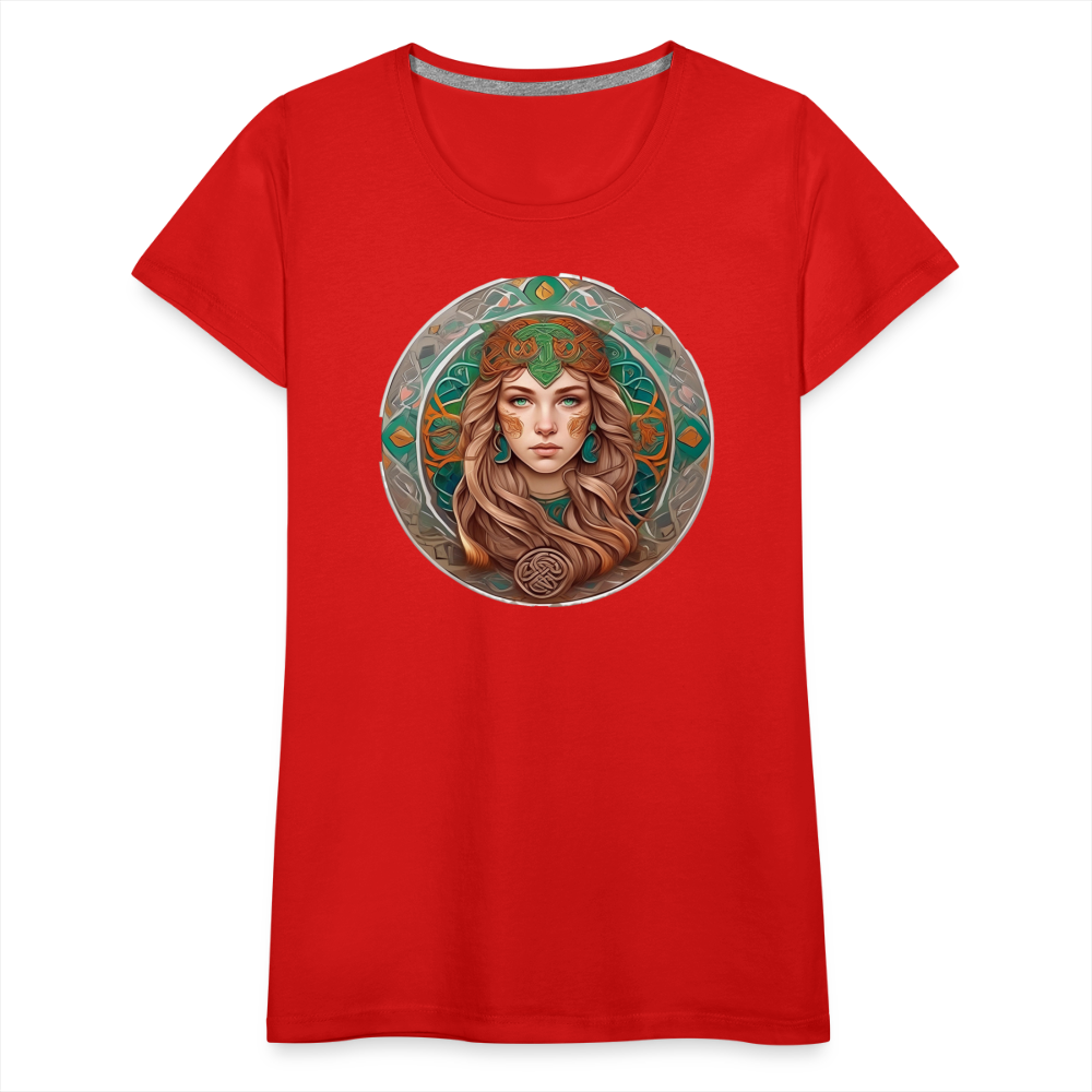 Women’s Mythical Virgo Premium T-Shirt - red