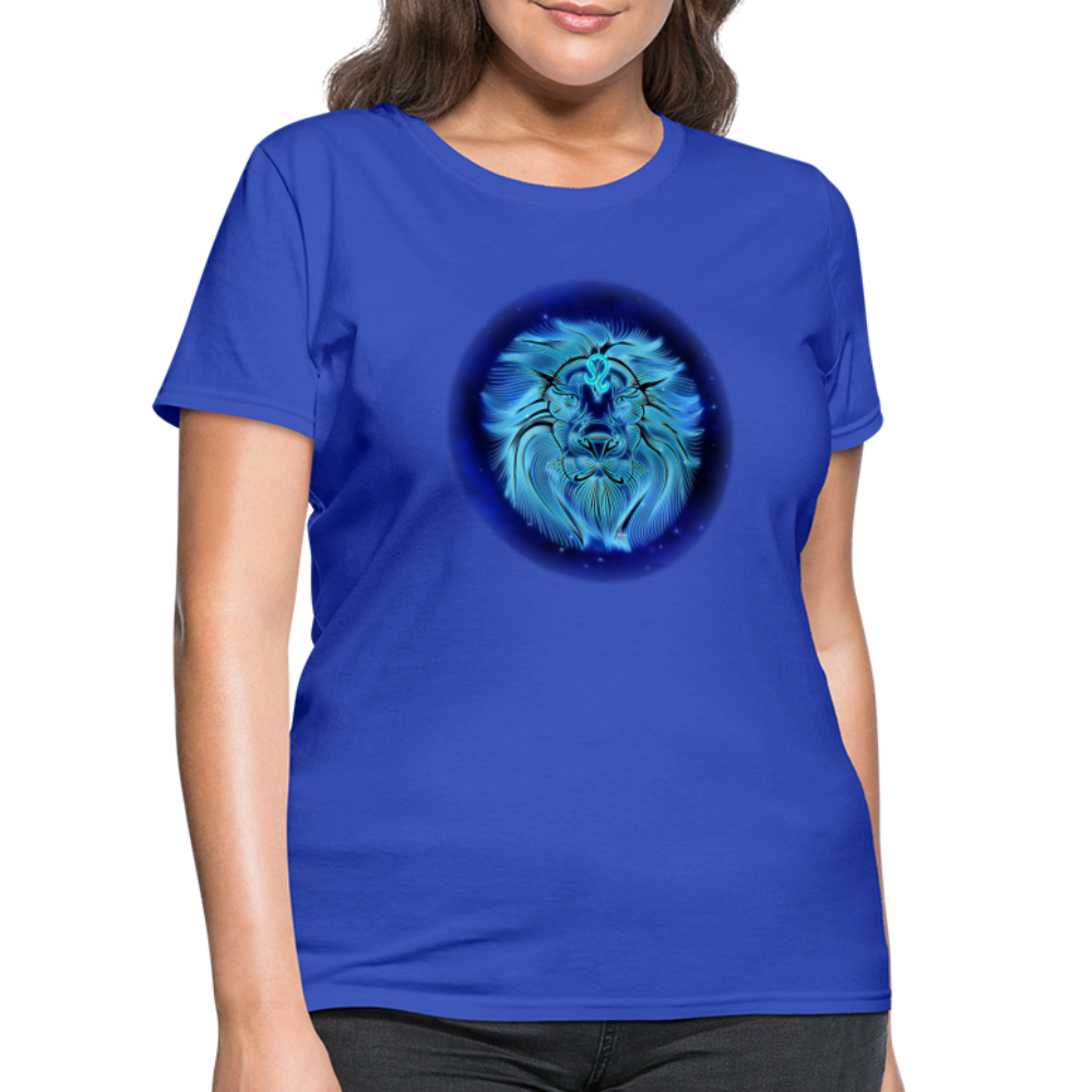 Women's Stellar Leo T-Shirt - royal blue