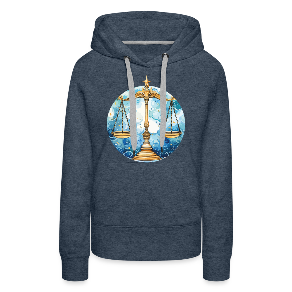 Women’s Mythical Libra Premium Hoodie - heather denim