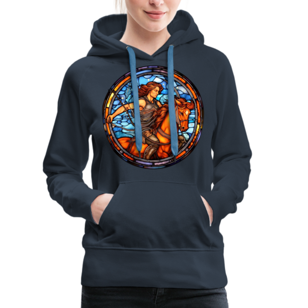 Women’s Mosaic Sagittarius Premium Hoodie - navy