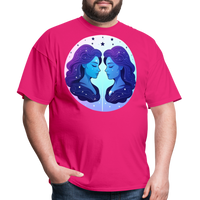 Thumbnail for Men's Magic Gemini Classic T-Shirt - fuchsia