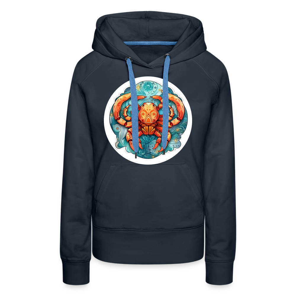 Women’s Symbol Cancer Premium Hoodie - navy