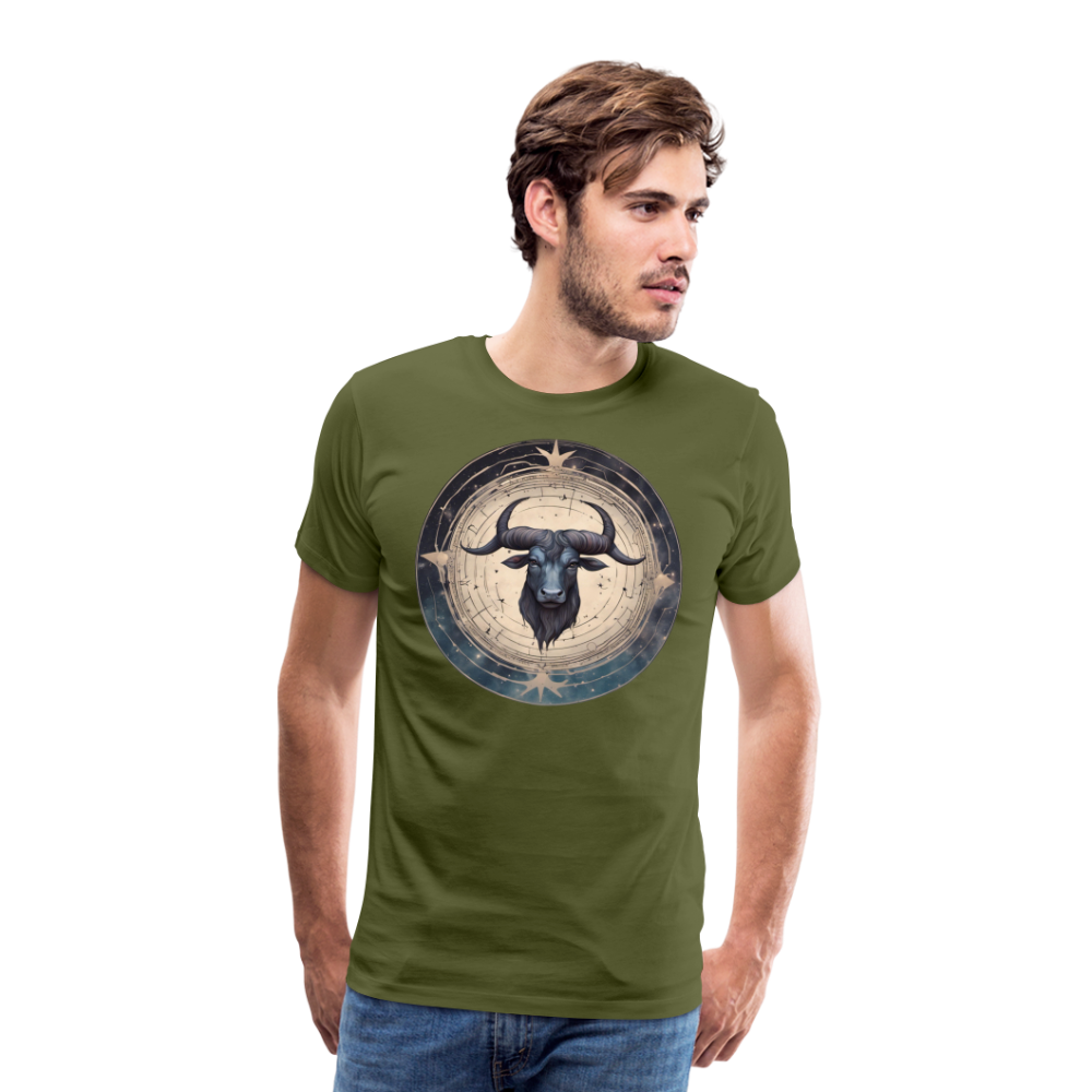 Men's Mythical Taurus Premium T-Shirt - olive green