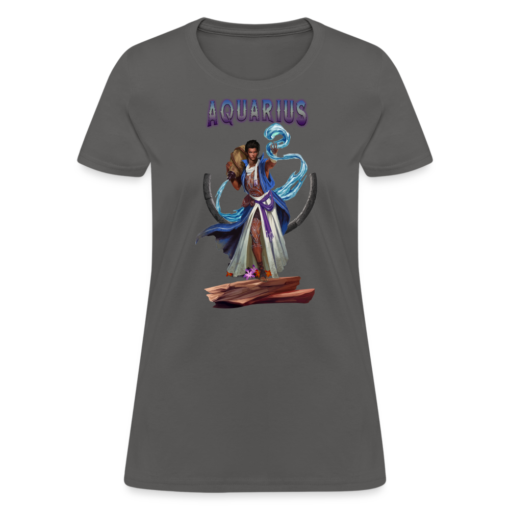 Women's Astral Aquarius T-Shirt - charcoal