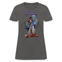 Thumbnail for Women's Astral Aquarius T-Shirt - charcoal