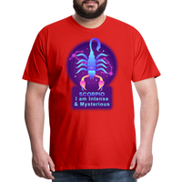 Thumbnail for Men's Neon Scorpio Premium T-Shirt - red