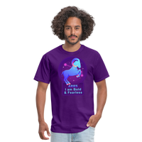 Thumbnail for Men's Neon Aries Classic T-Shirt - purple