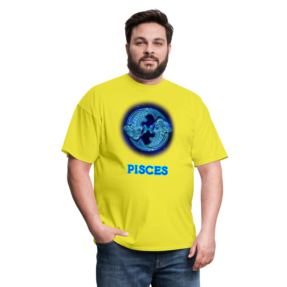 Men's Stellar Pisces Classic T-Shirt - yellow