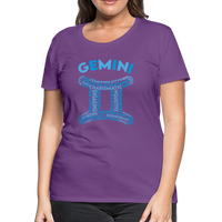 Thumbnail for Women's Power Words Gemini Premium T-Shirt - purple