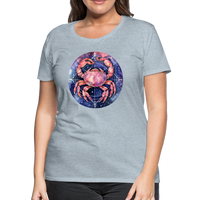 Thumbnail for Women’s Mythical Cancer Premium T-Shirt - heather ice blue