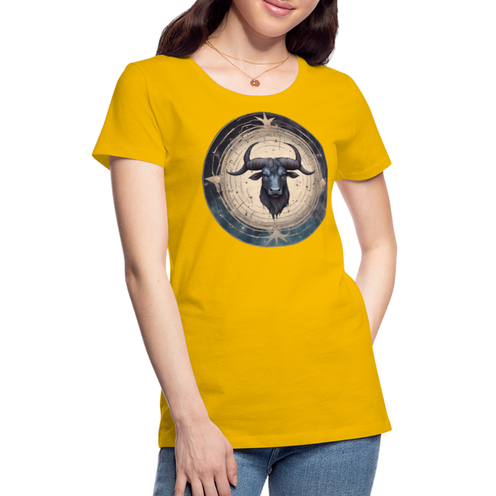 Women’s Mythical Taurus Premium T-Shirt - sun yellow