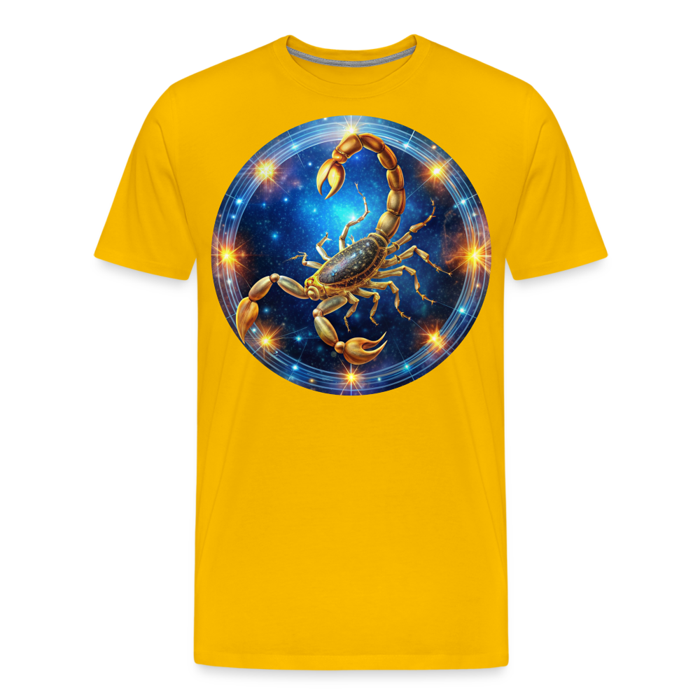 Men's Mystic Scorpio Premium T-Shirt - sun yellow