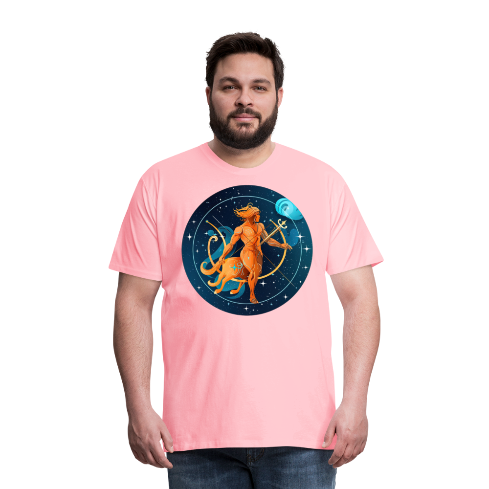 Men's Mythical Sagittarius Premium T-Shirt - pink