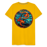 Thumbnail for Men's Mosaic Pisces Premium T-Shirt - sun yellow