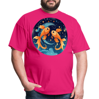 Thumbnail for Men's Magic Pisces Classic T-Shirt - fuchsia