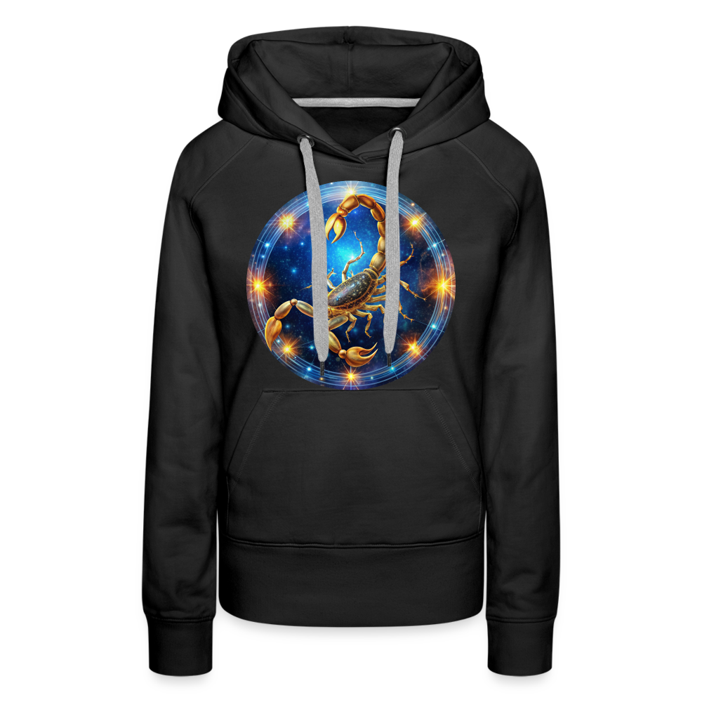 Women’s Mystic Scorpio Premium Hoodie - black