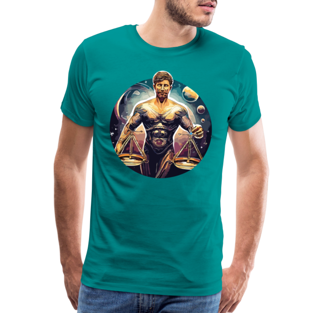 Men's Mythical Libra Premium T-Shirt - teal