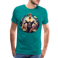 Thumbnail for Men's Mythical Libra Premium T-Shirt - teal