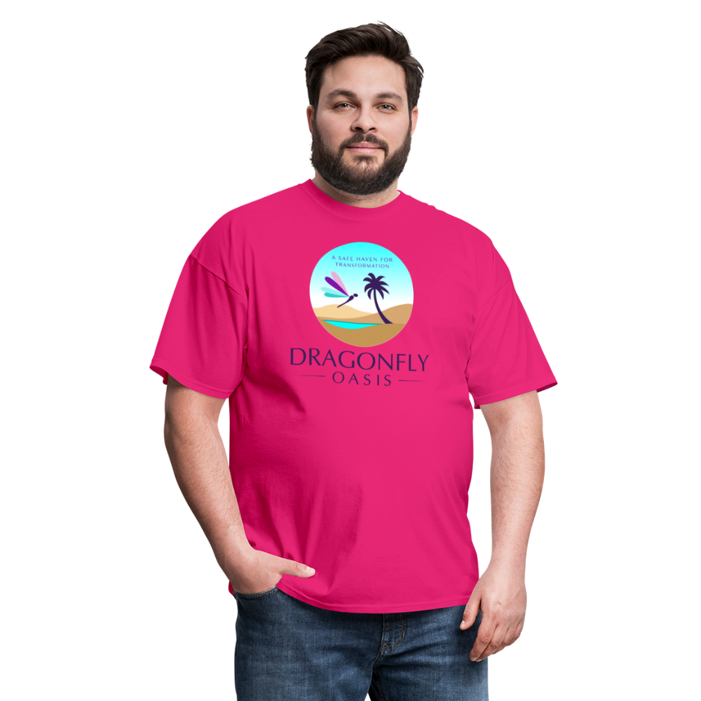 Men's Dragonfly Classic T-Shirt - fuchsia