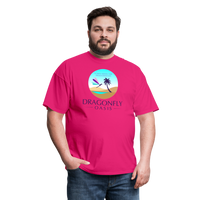 Thumbnail for Men's Dragonfly Classic T-Shirt - fuchsia