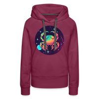 Thumbnail for Women’s Mystic Cancer Premium Hoodie - burgundy