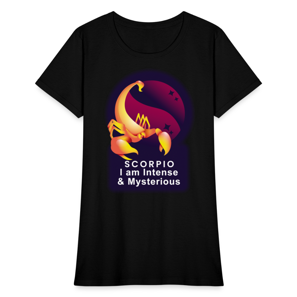 Women's Glow Scorpio T-Shirt - black