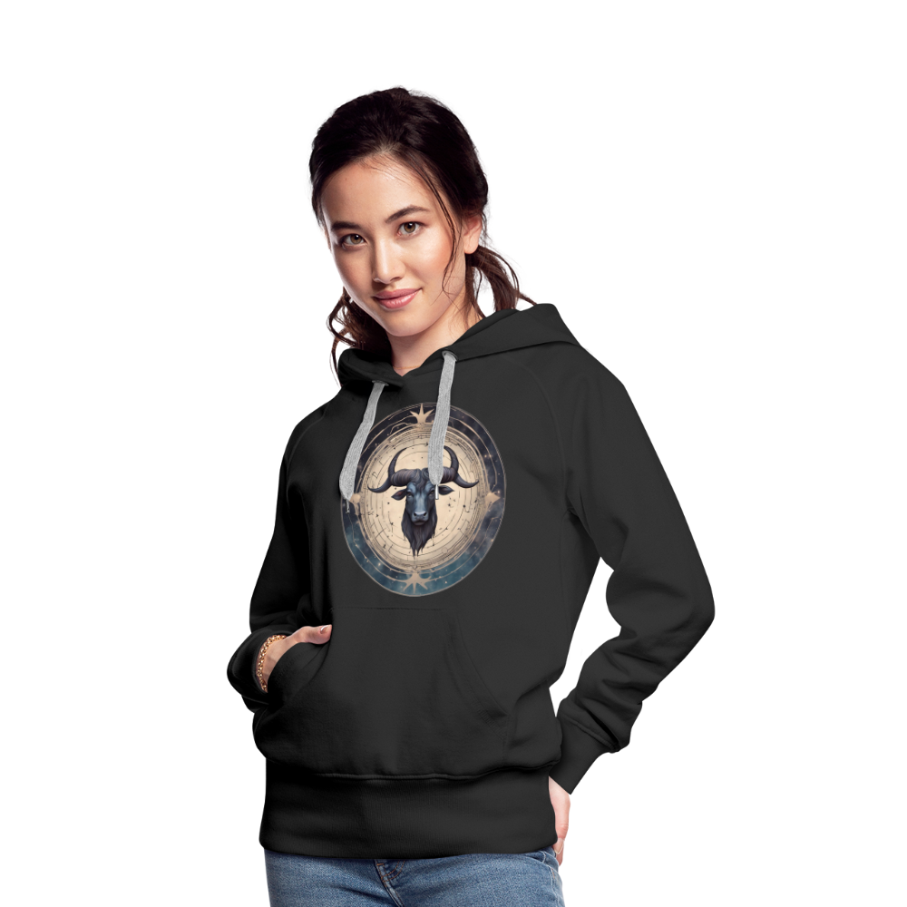 Women’s Mythical Taurus Premium Hoodie - black