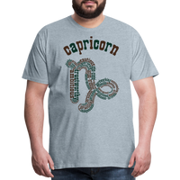 Thumbnail for Men's Power Words Capricorn Premium T-Shirt - heather ice blue