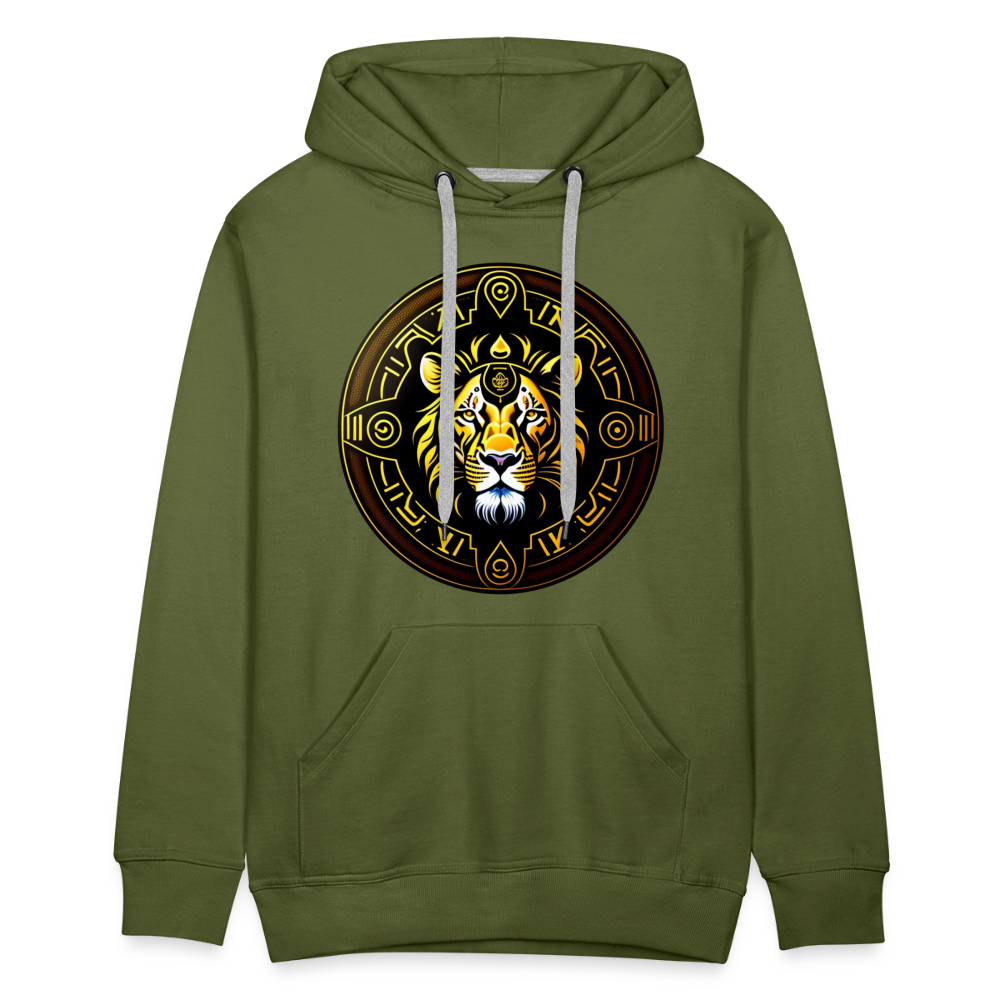 Men’s Mythical Leo Premium Hoodie - olive green