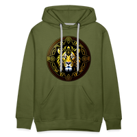 Thumbnail for Men’s Mythical Leo Premium Hoodie - olive green