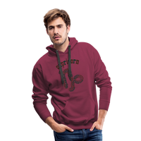 Thumbnail for Men's Power Words Capricorn Premium Hoodie - burgundy