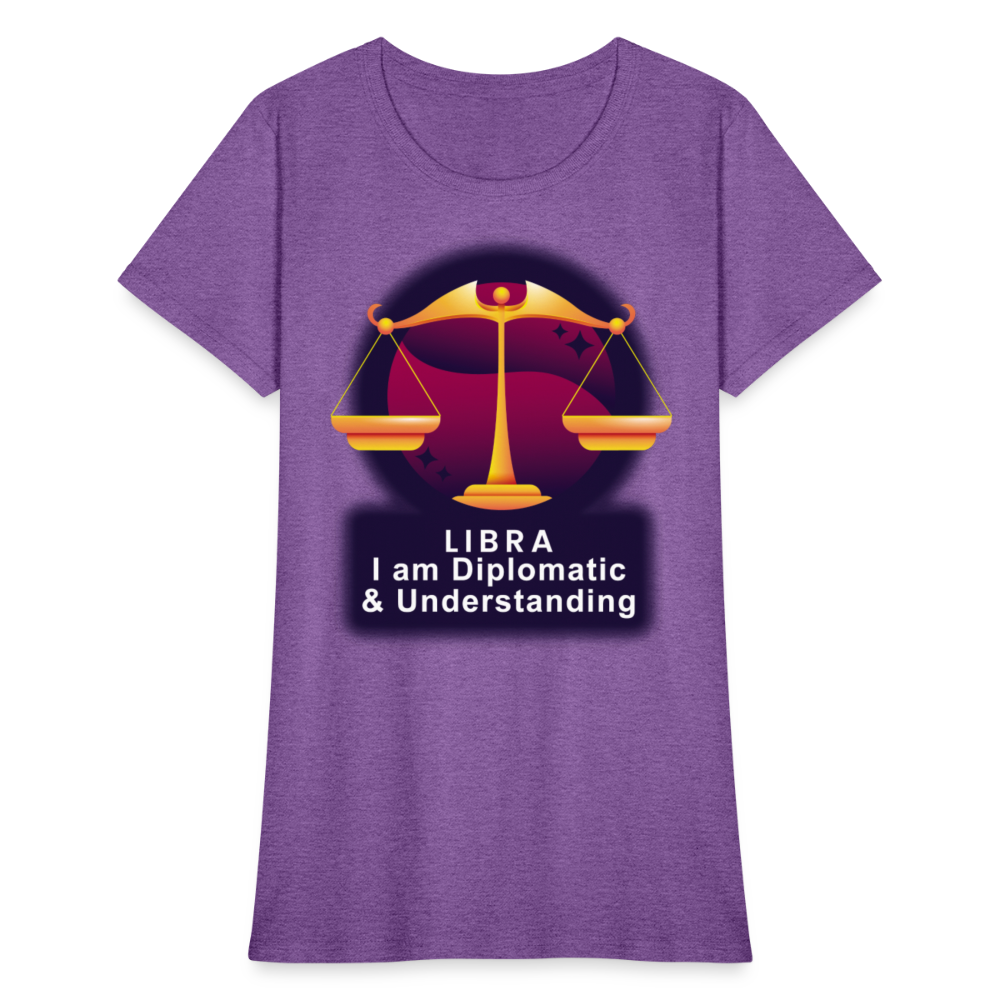 Women's Glow Libra T-Shirt - purple heather