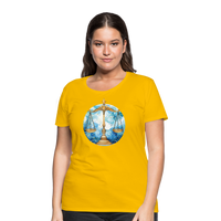 Thumbnail for Women’sMythical Libra Premium T-Shirt - sun yellow