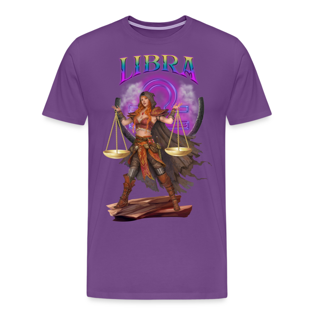 Men's Astral Libra Premium T-Shirt - purple