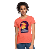 Thumbnail for Women's Glow Taurus T-Shirt - heather coral