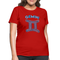 Thumbnail for Women's Power Words Gemini T-Shirt - red