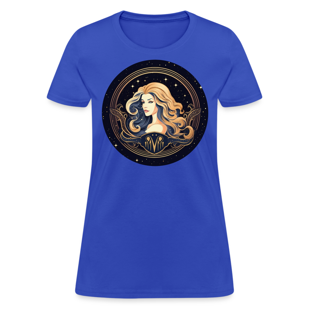 Women's Mystic Virgo T-Shirt - royal blue