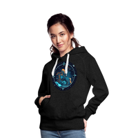 Thumbnail for Women’s Magic Sagittarius Premium Hoodie - charcoal grey