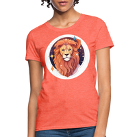 Thumbnail for Women's Symbol Leo T-Shirt - heather coral