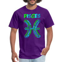 Thumbnail for Men's Power Words Pisces Classic T-Shirt - purple